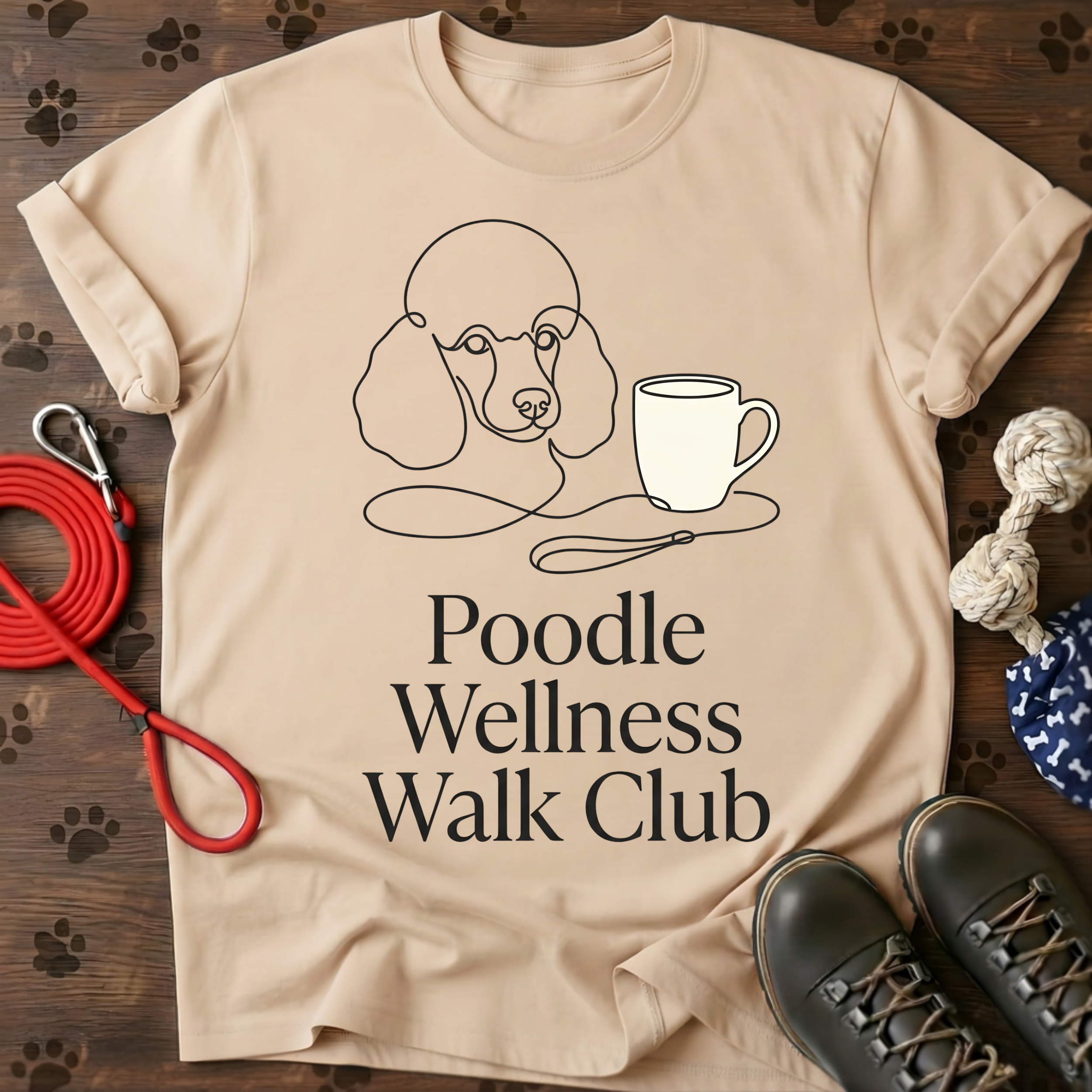 POODLE WELLNESS WALK CLUB Tee