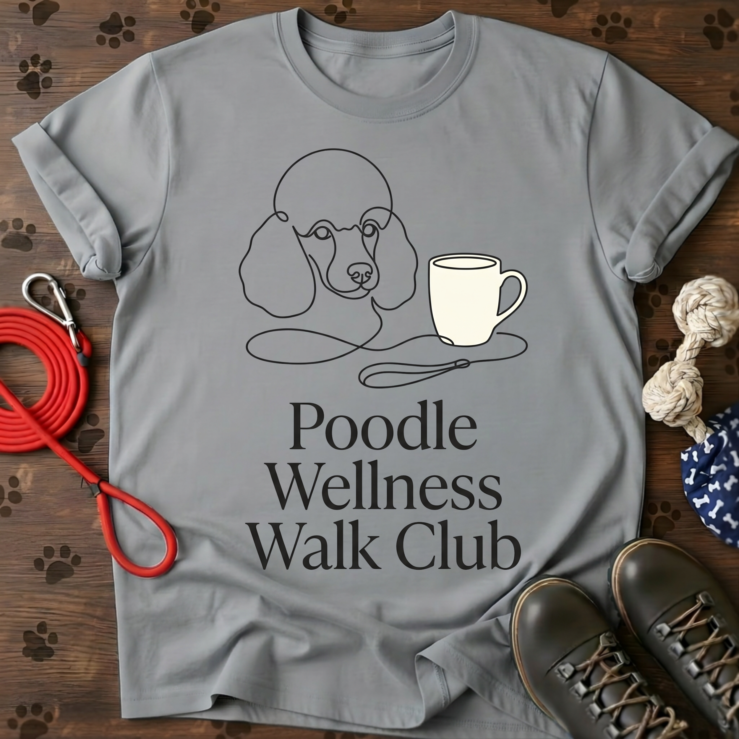 POODLE WELLNESS WALK CLUB Tee