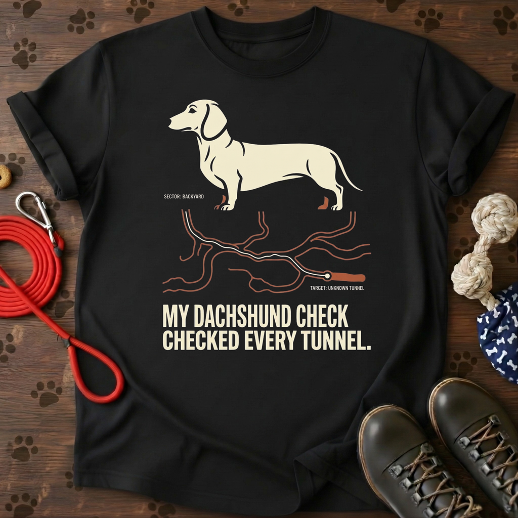 Dachshund Tunnel Inspector Tee