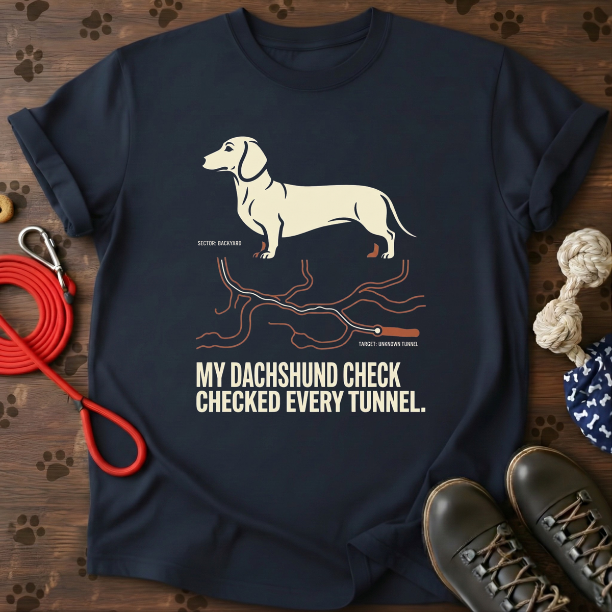 Dachshund Tunnel Inspector Tee