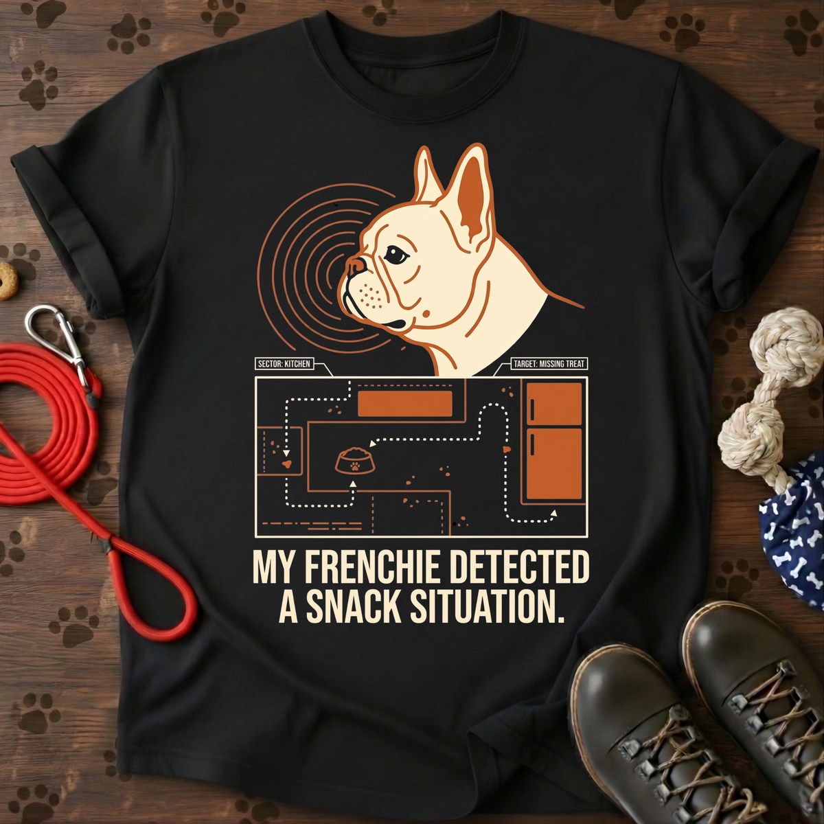 Frenchie Snack Detection Tee