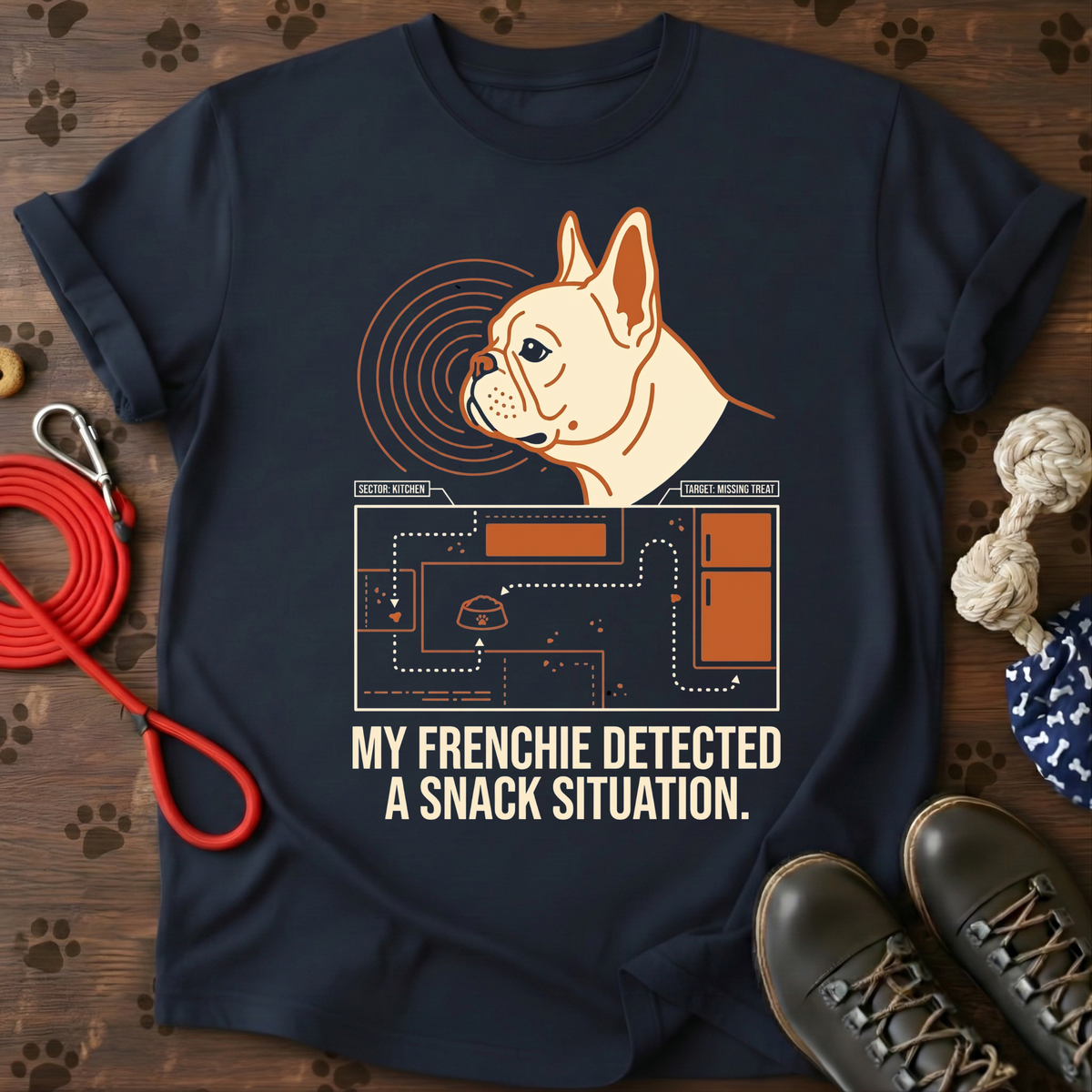 Frenchie Snack Detection Tee