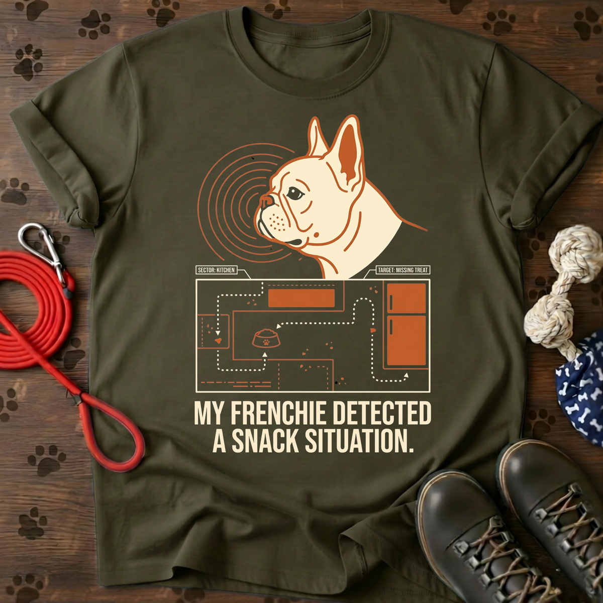 Frenchie Snack Detection Tee