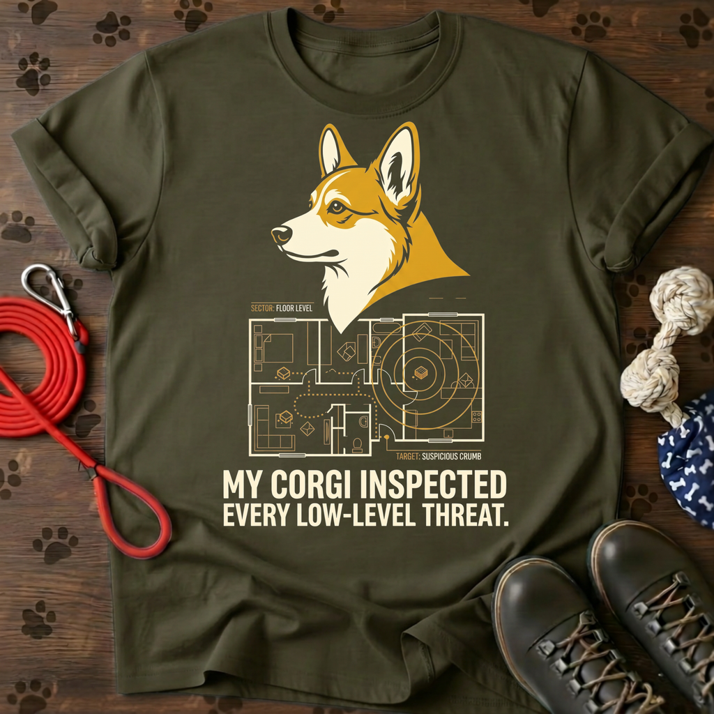 Corgi Low-Level Threat Tee