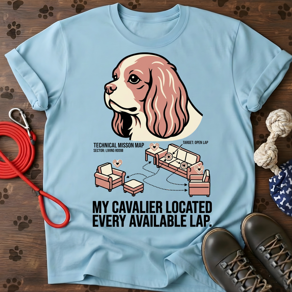 Cavalier Lap Locator Tee