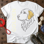 Golden Vertical Portrait Tee