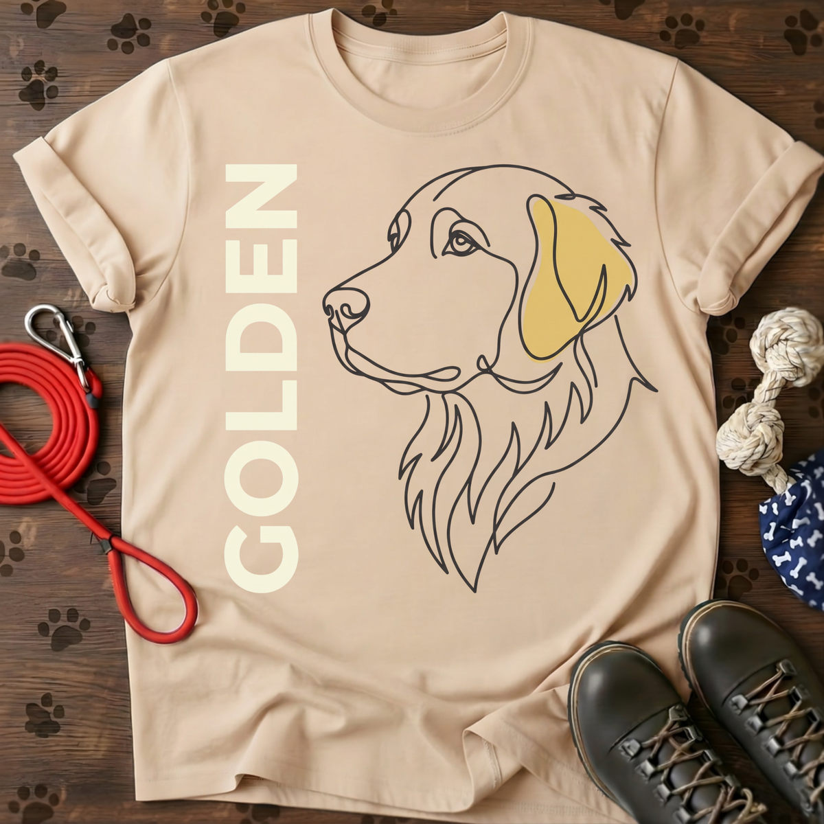 Golden Vertical Portrait Tee