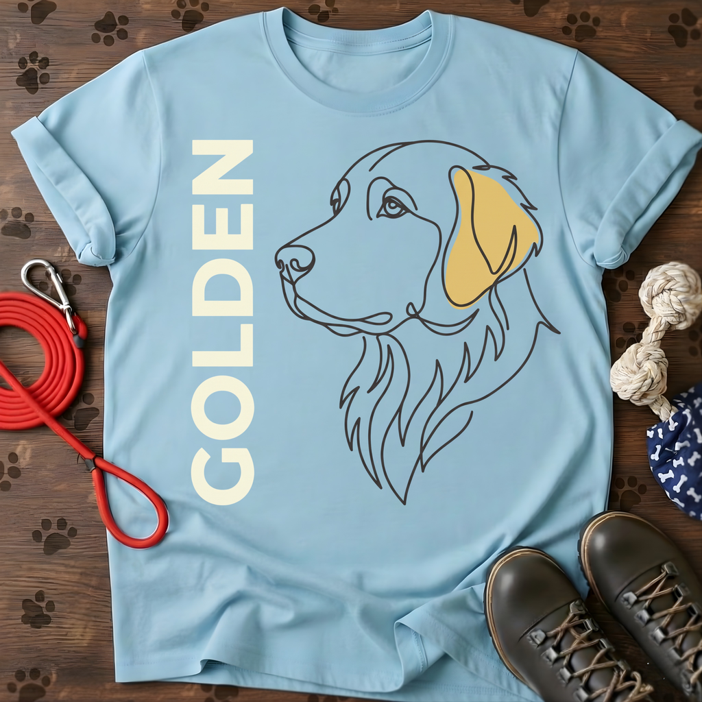 Golden Vertical Portrait Tee