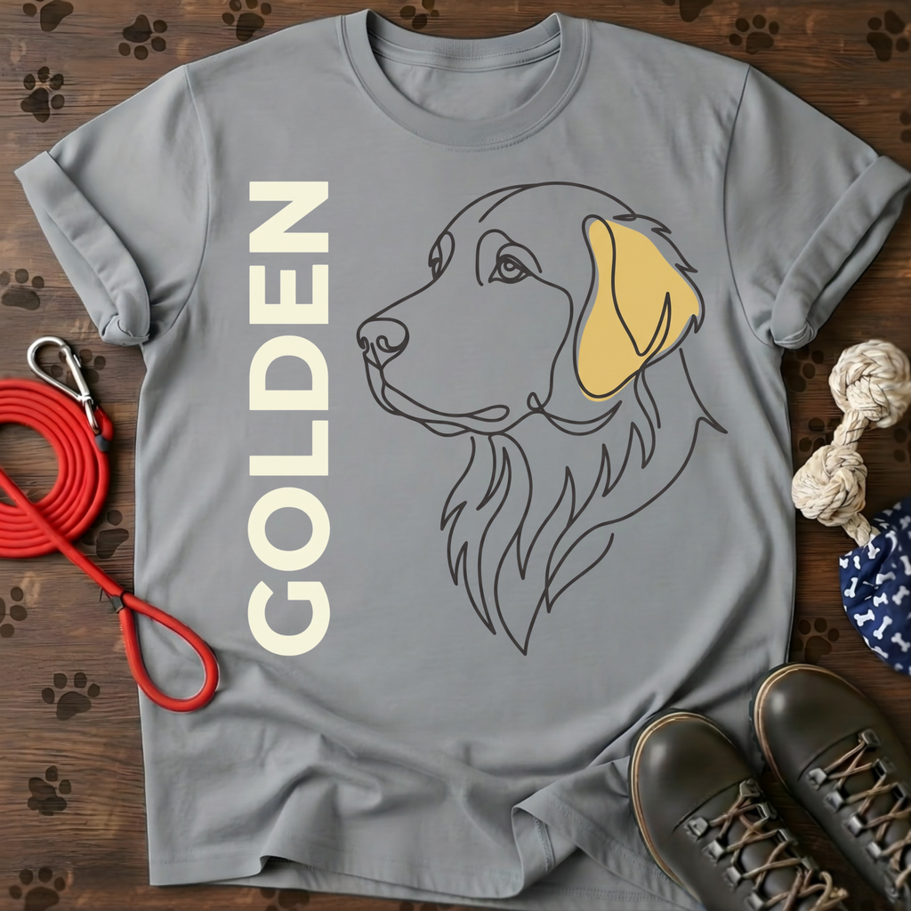 Golden Vertical Portrait Tee