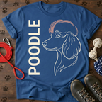 Poodle Vertical Portrait Portrait Tee