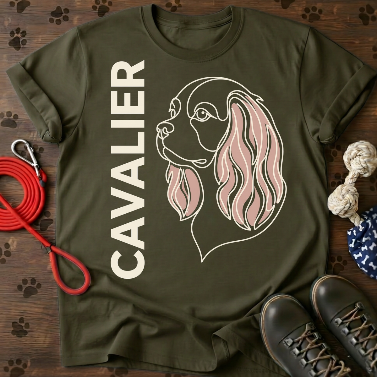 Cavalier Vertical Portrait Tee
