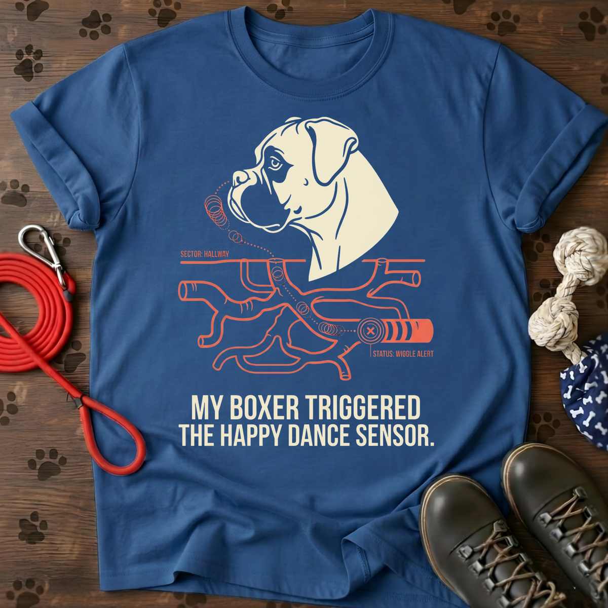 Boxer Wiggle Sensor Tee