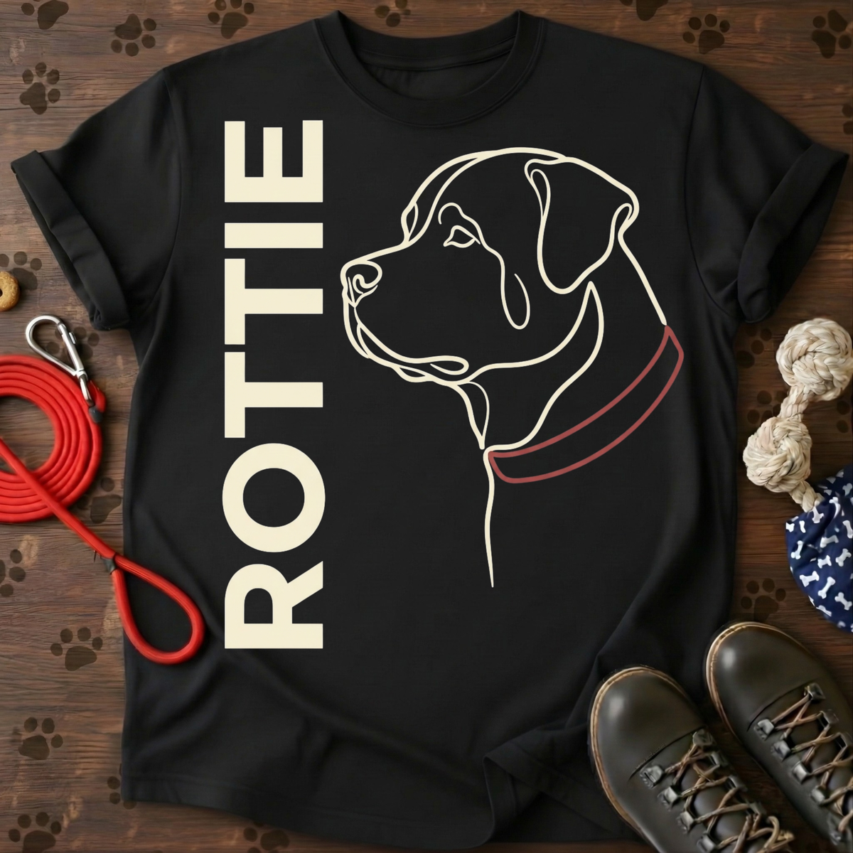 Rottie Vertical Portrait Tee