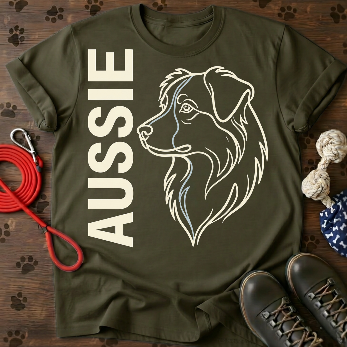 Aussie Vertical Portrait Tee