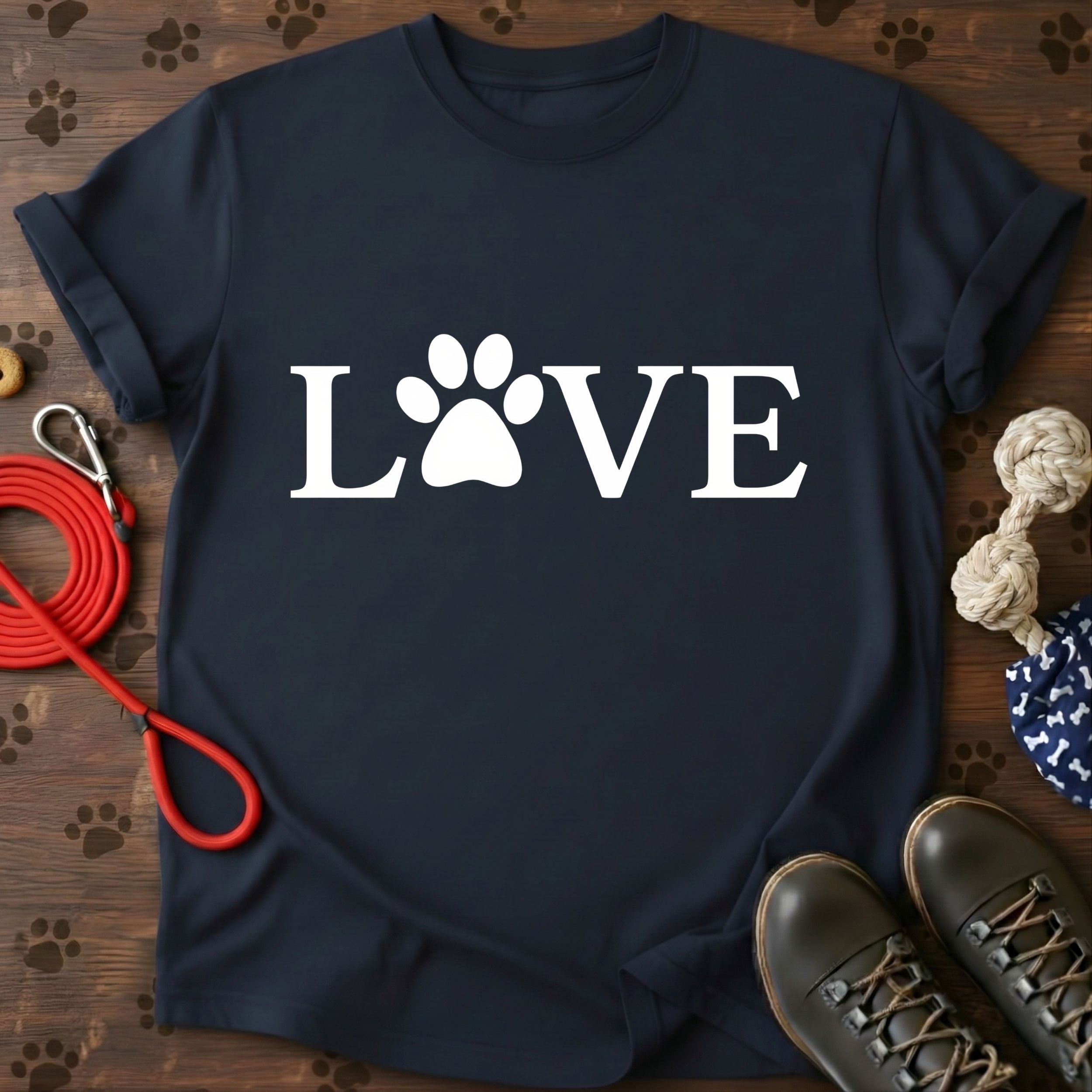 Love Paw Print T-Shirt