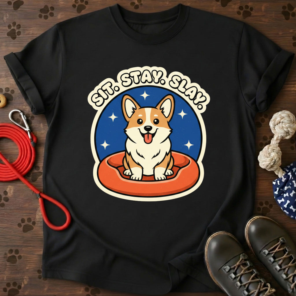 Stay Slay Corgi T-Shirt