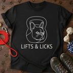 Lifts & Licks Kettlebell Dog T-Shirt