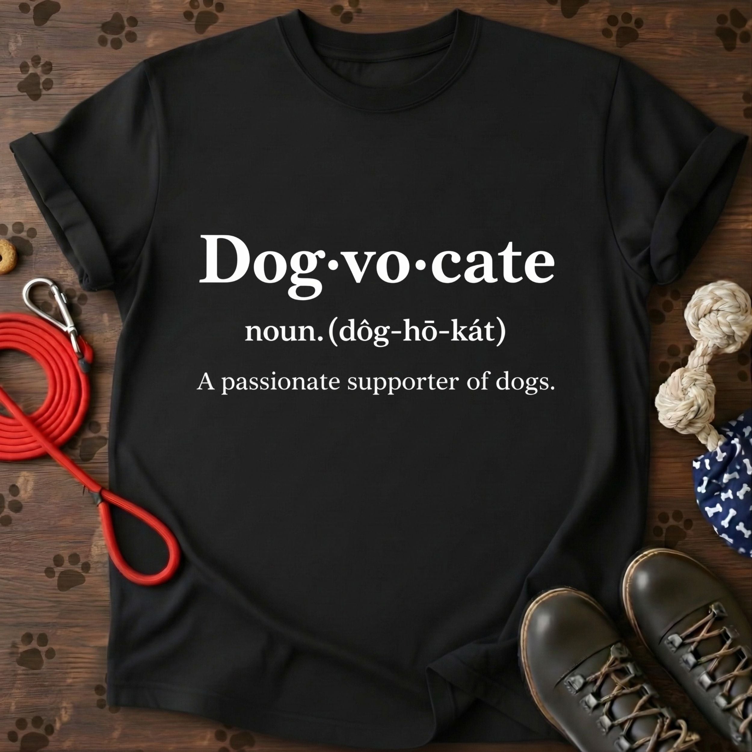 Dog·vo·cate Funny Dog Lover Tee