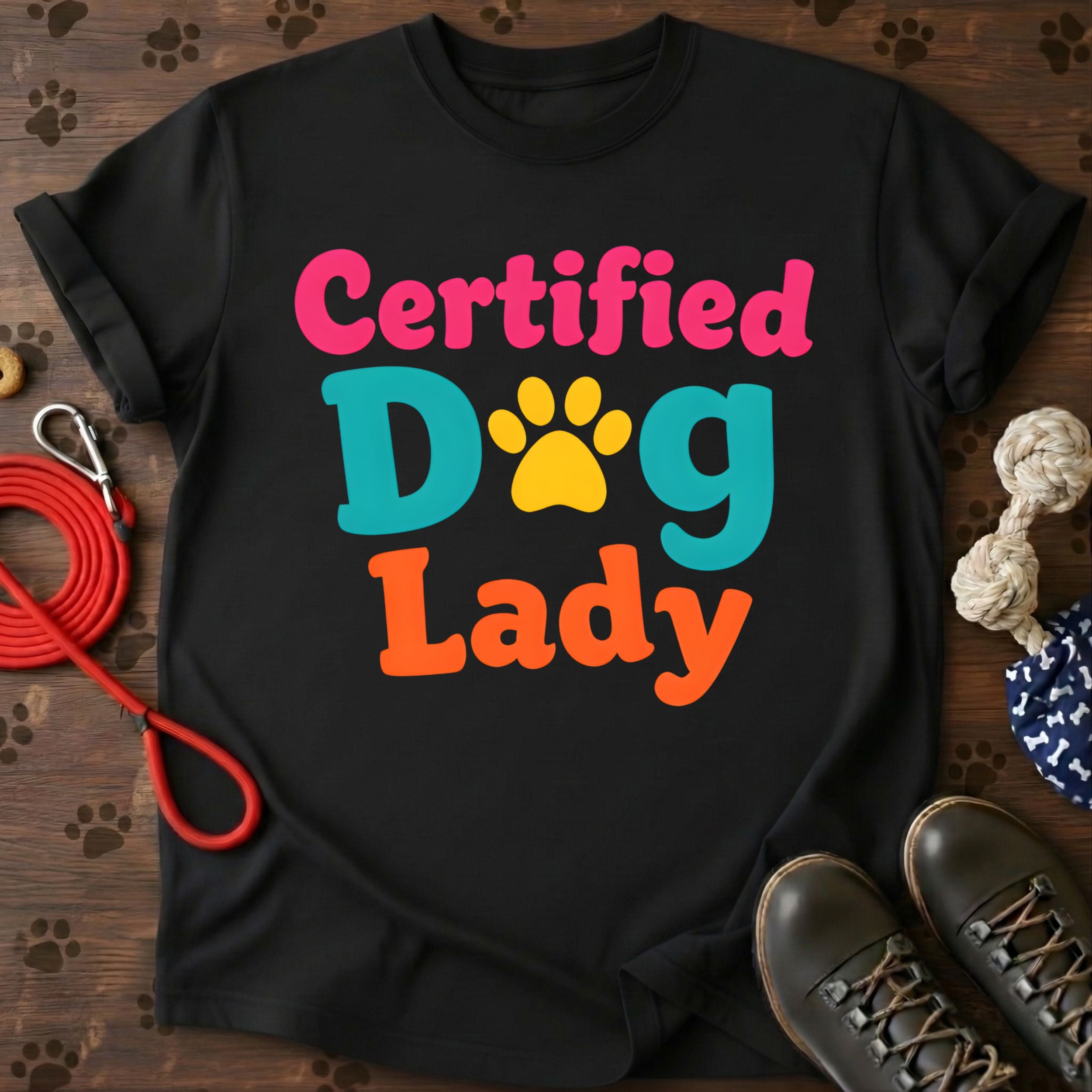 Certified Dog Lady T-Shirt