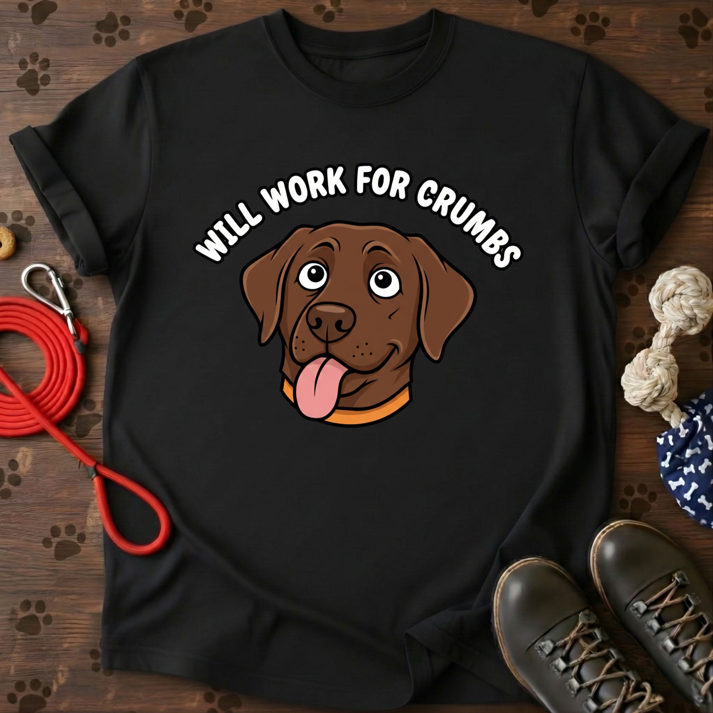Will Work For Crumbs T-Shirt