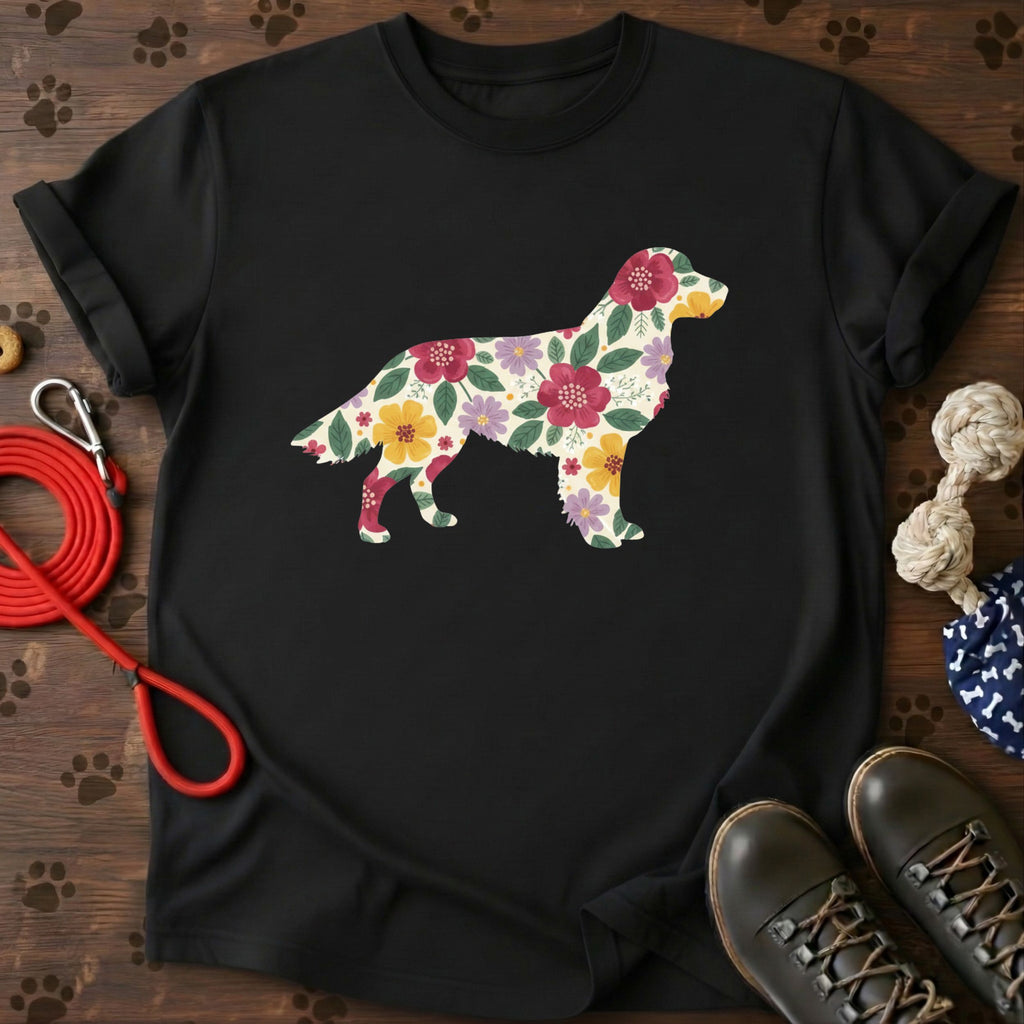 Floral Retriever T-Shirt