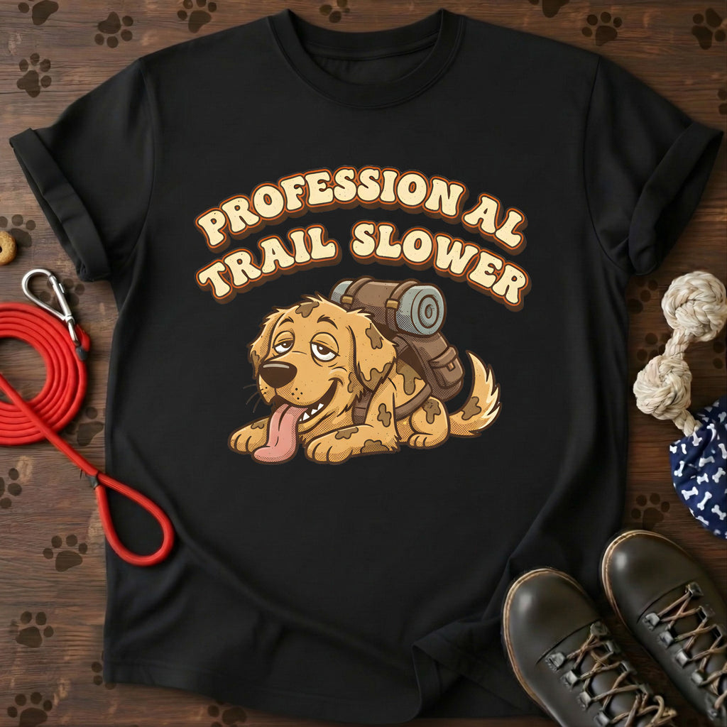 Cute Hiking Dog Graphic Tee