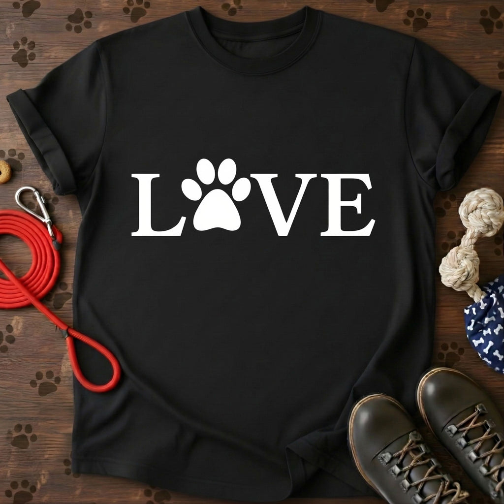 Love Paw Print T-Shirt