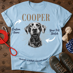 Custom Dog Photo And Name Shirt