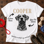Custom Dog Photo And Name Shirt