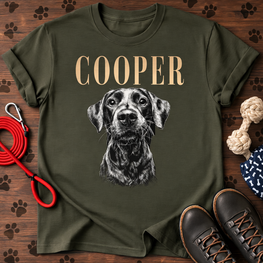 Custom Dog Photo And Name Shirt