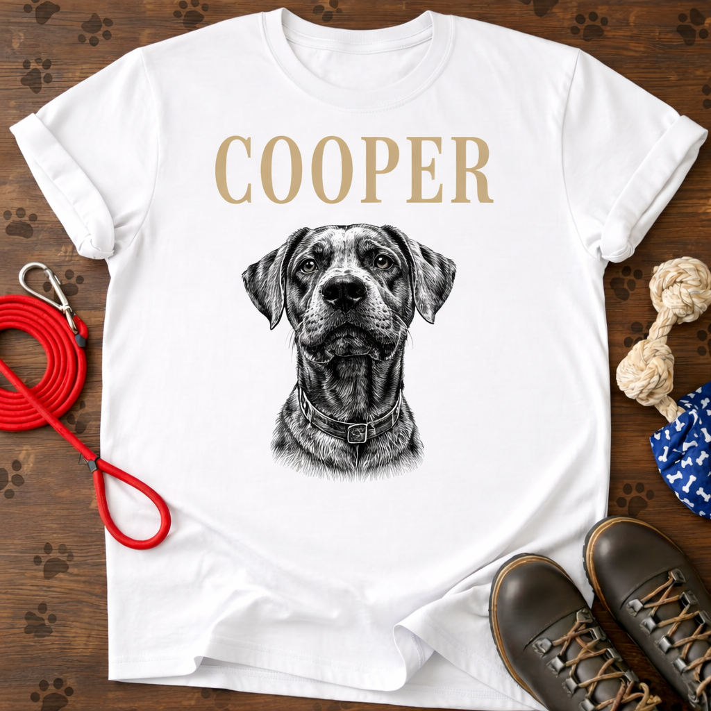 Custom Dog Photo And Name Shirt