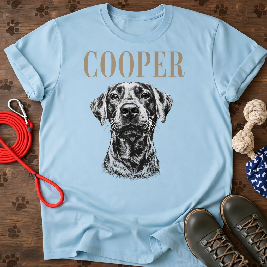 Custom Dog Photo And Name Shirt