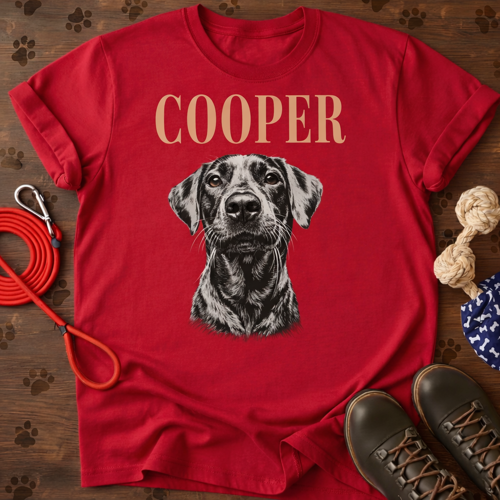 Custom Dog Photo And Name Shirt