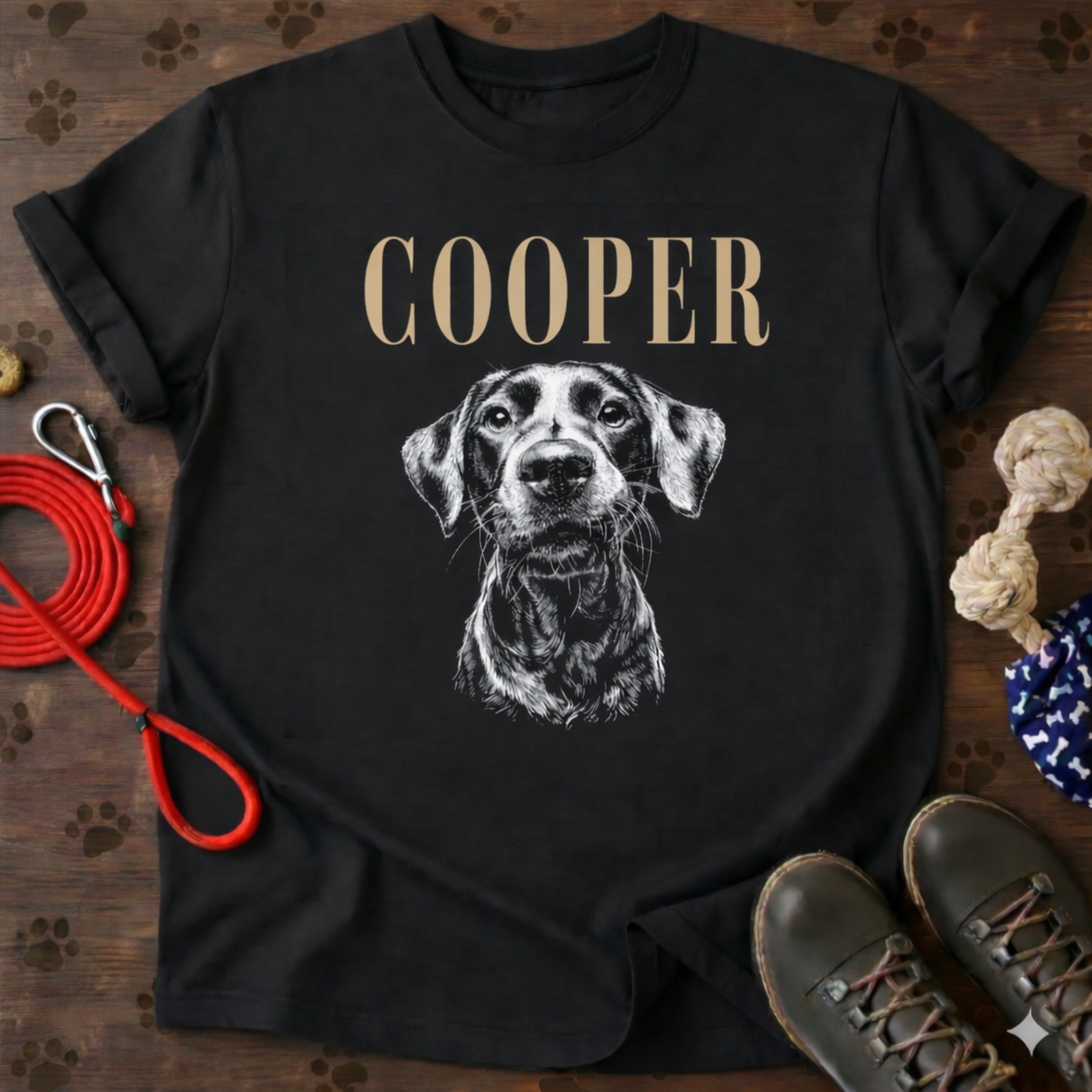 Custom Dog Photo And Name Shirt