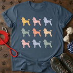 Poodle Pattern T-Shirt