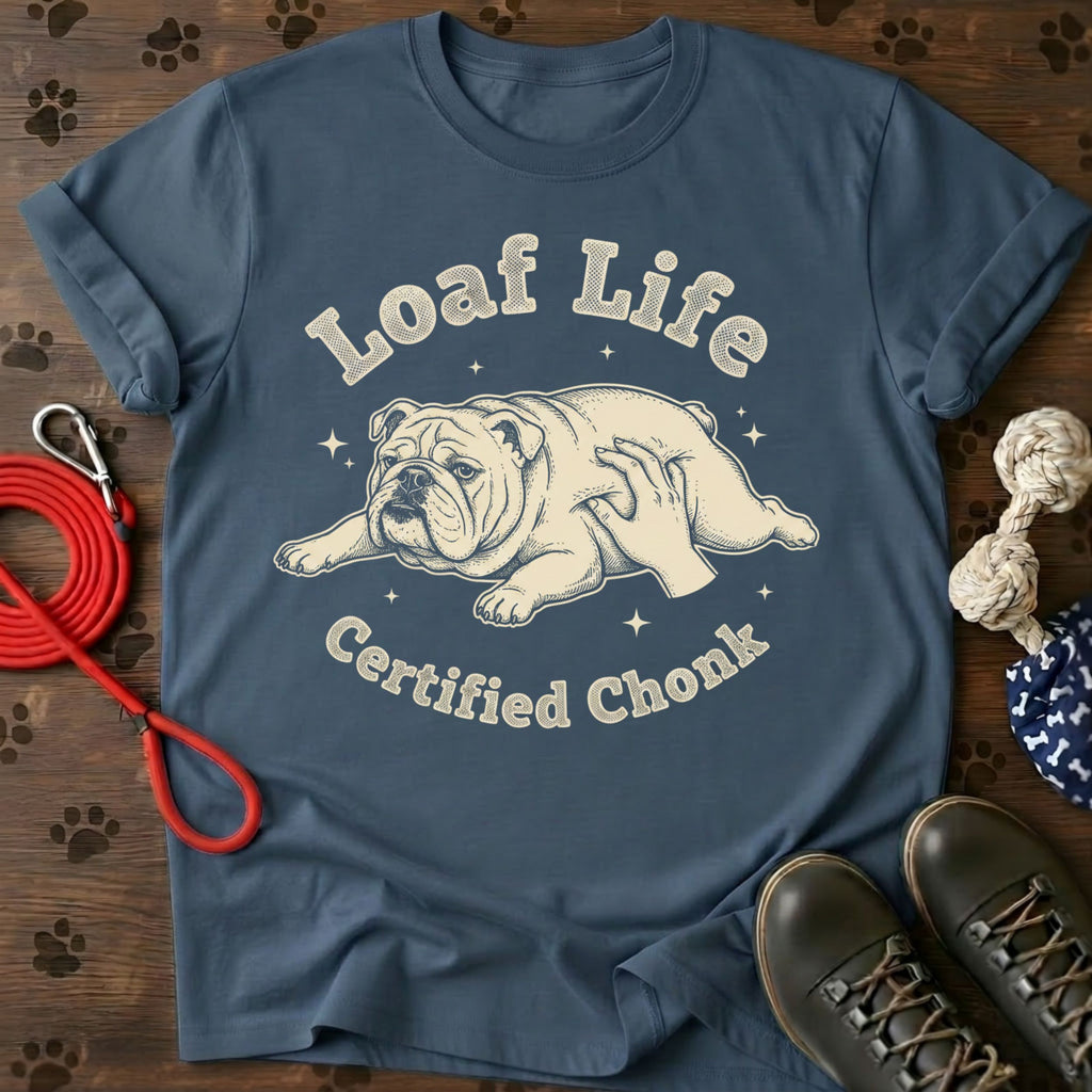 Loaf Life Certified Chonk Vintage Dog Tee