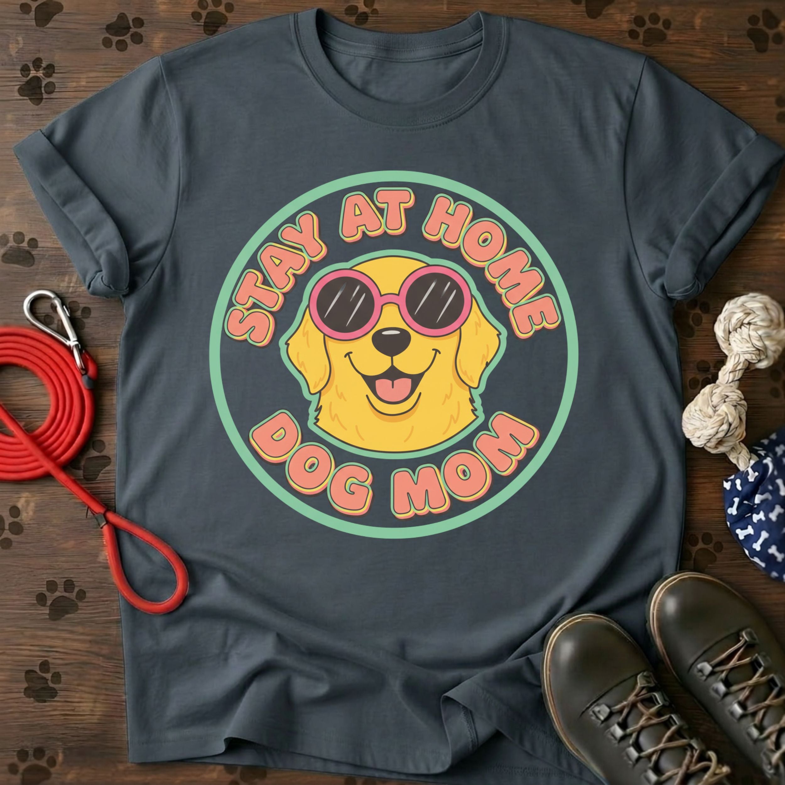 Stay At Home Dog Mom T-Shirt