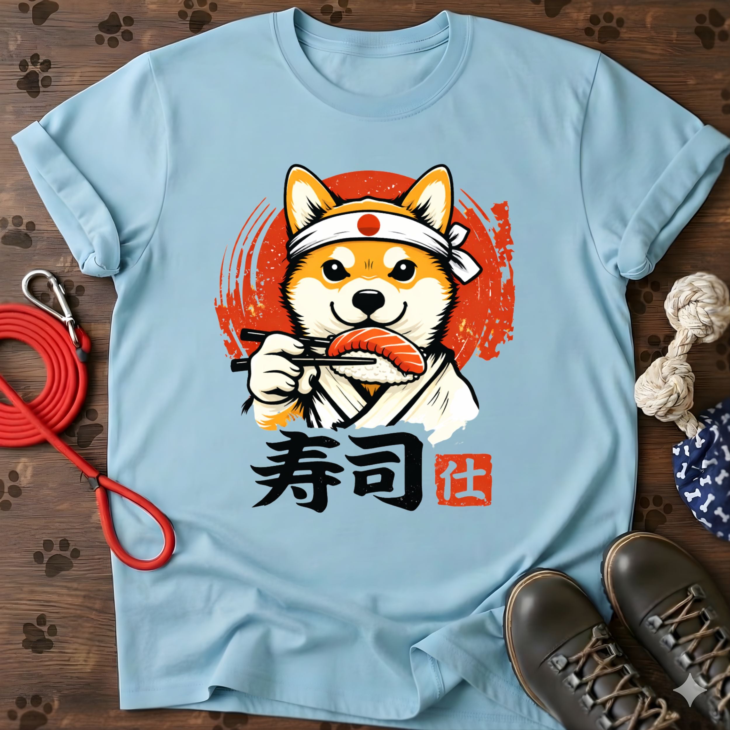 Shiba Inu Sushi Chef T-Shirt