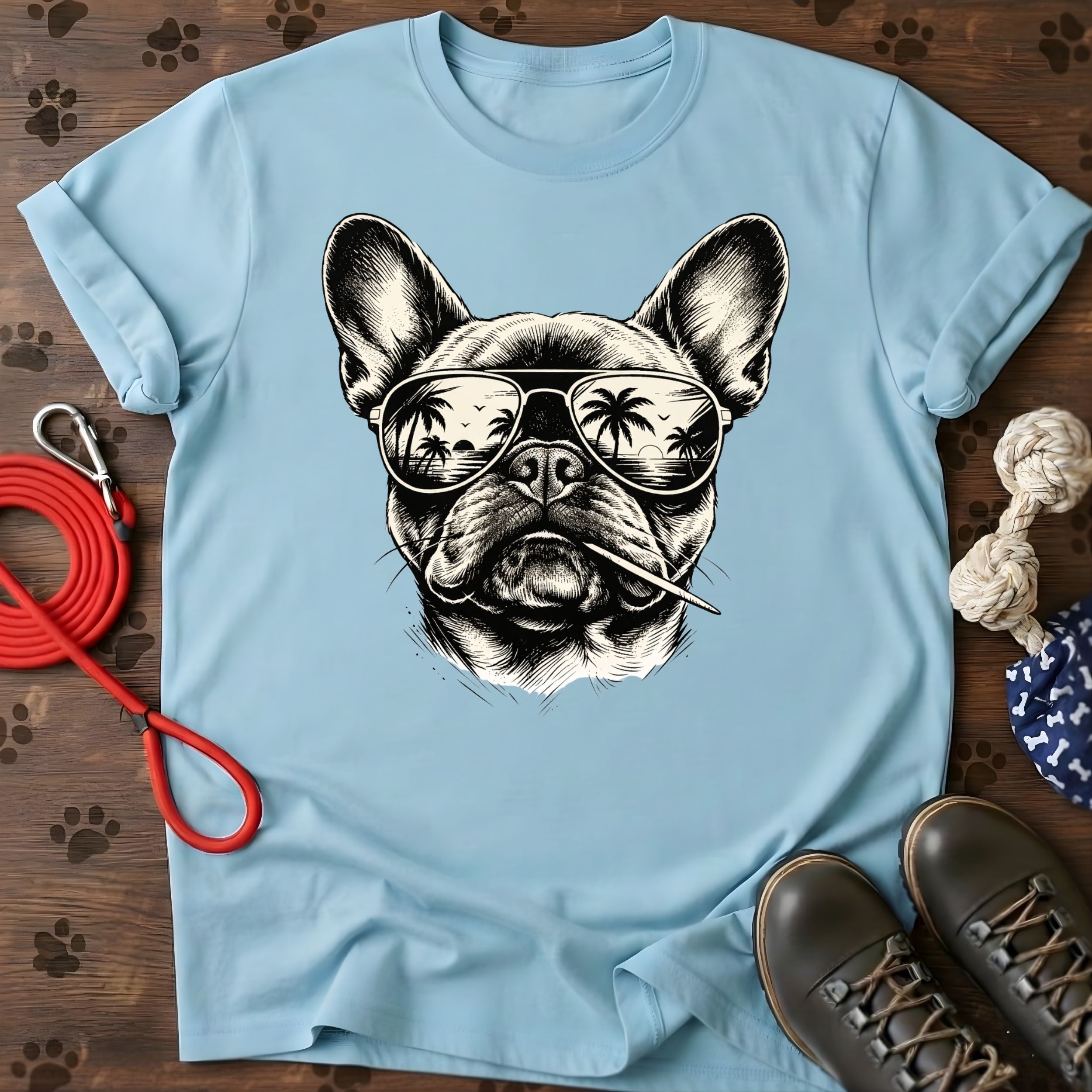 French Bulldog Sunglasses T-Shirt