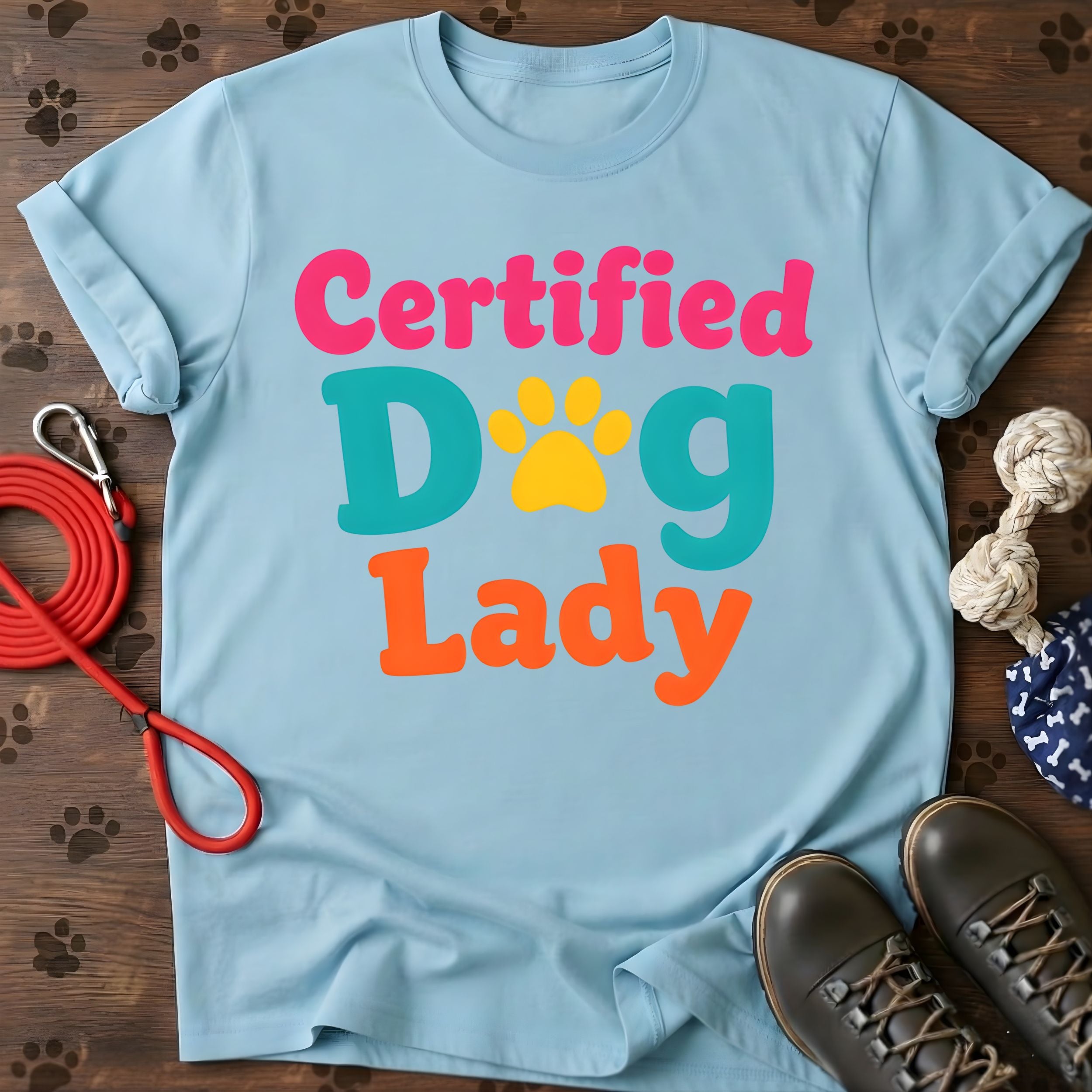 Certified Dog Lady T-Shirt