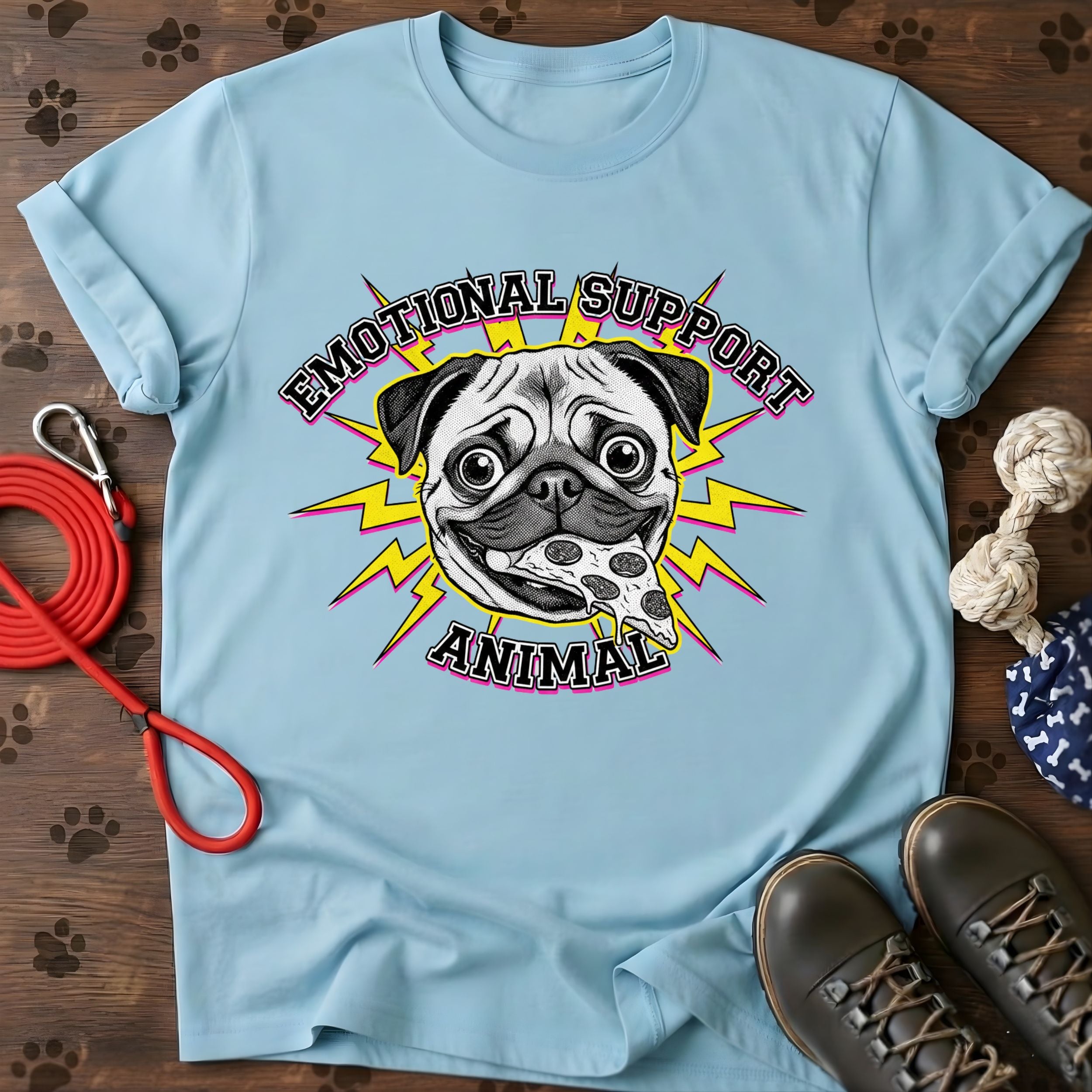 Emotional Support Animal Pug T-Shirt