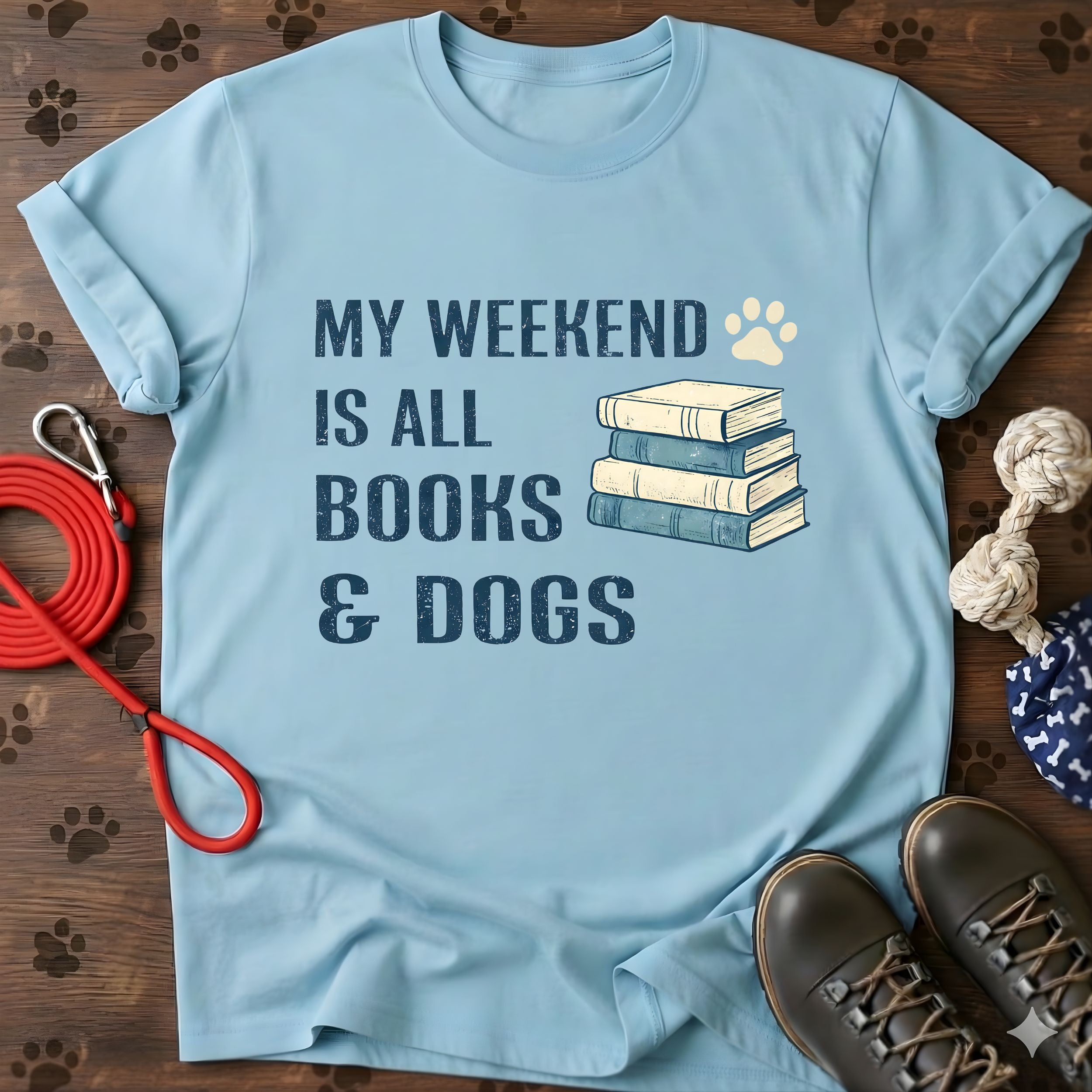 Books & Dogs T-Shirt