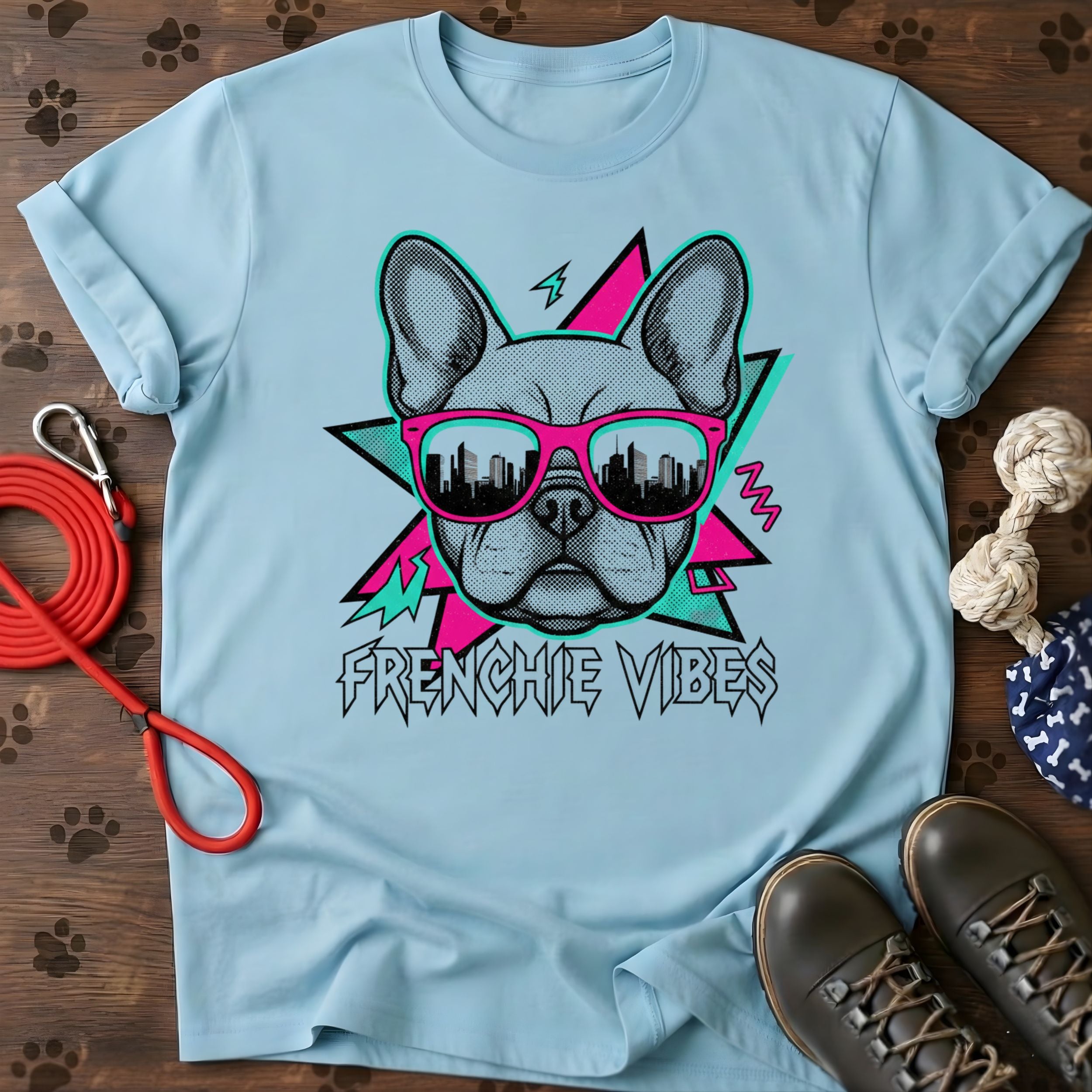 Frenchie Vibes Graphic T-Shirt