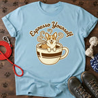 Cute Corgi in Coffee Cup T-Shirt