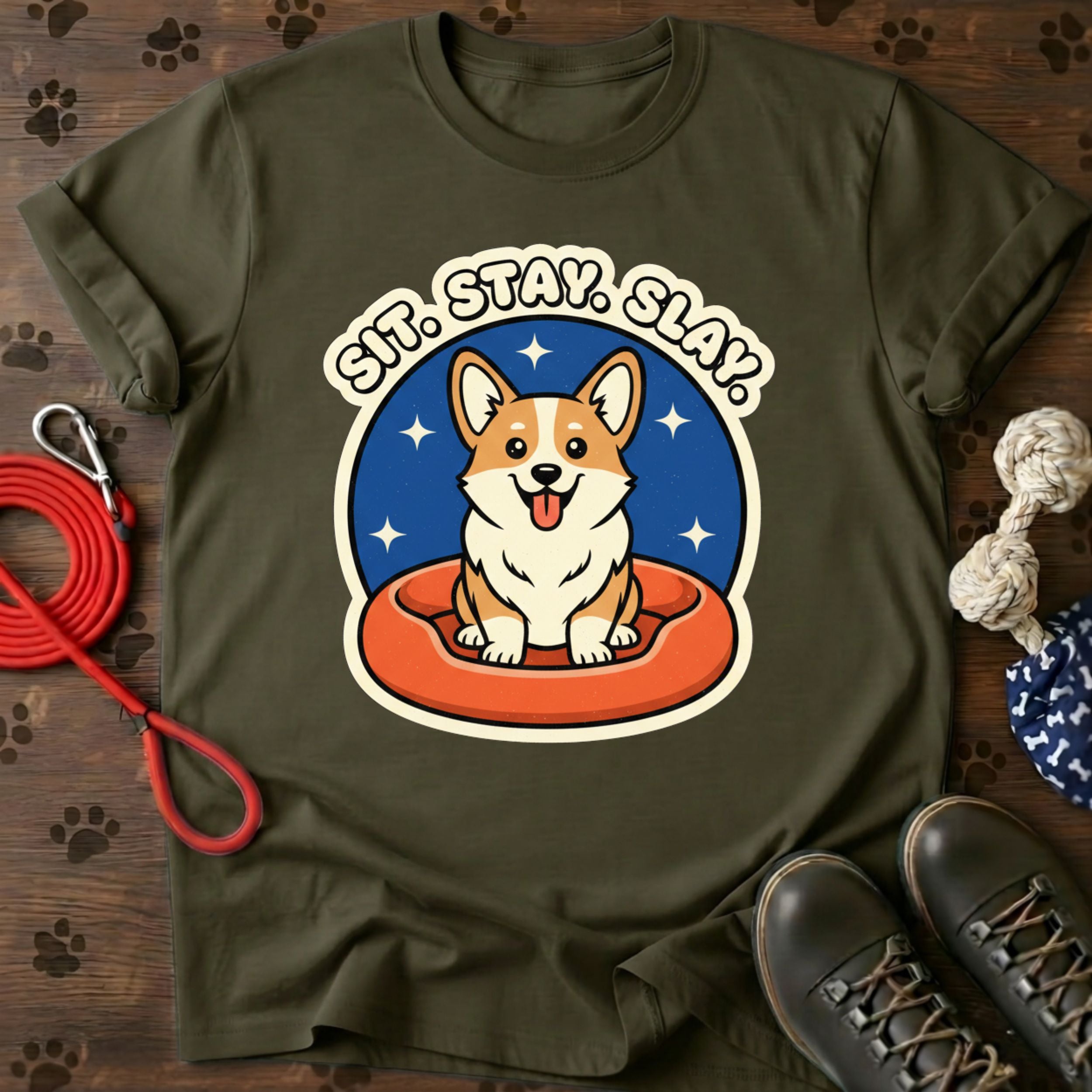 Stay Slay Corgi T-Shirt