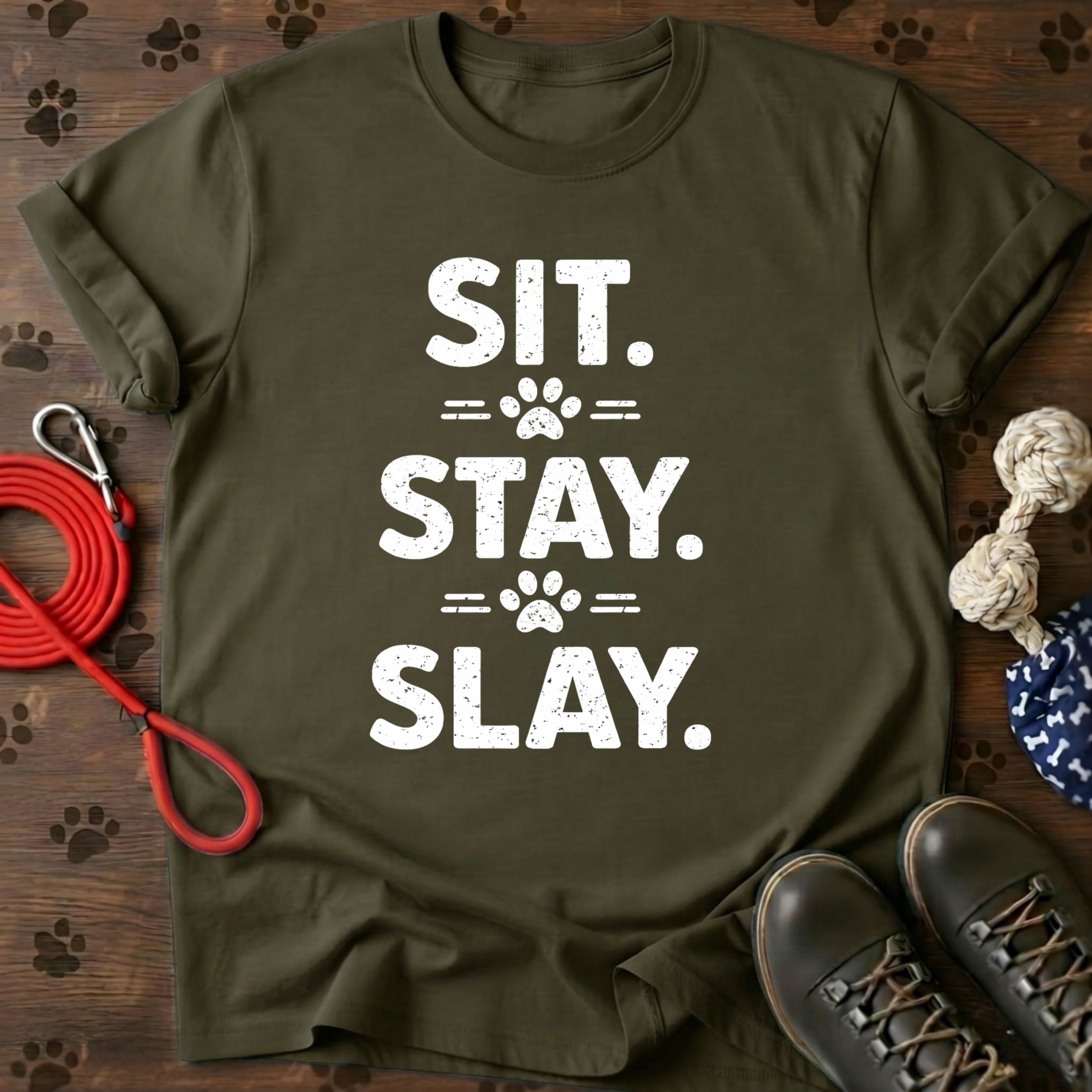 Sit. Stay. Slay. T-Shirt