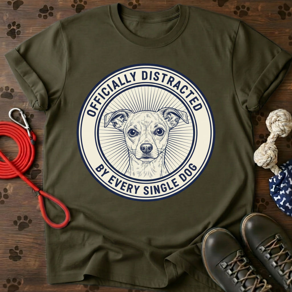 Distracted By Every Single Dog Tee