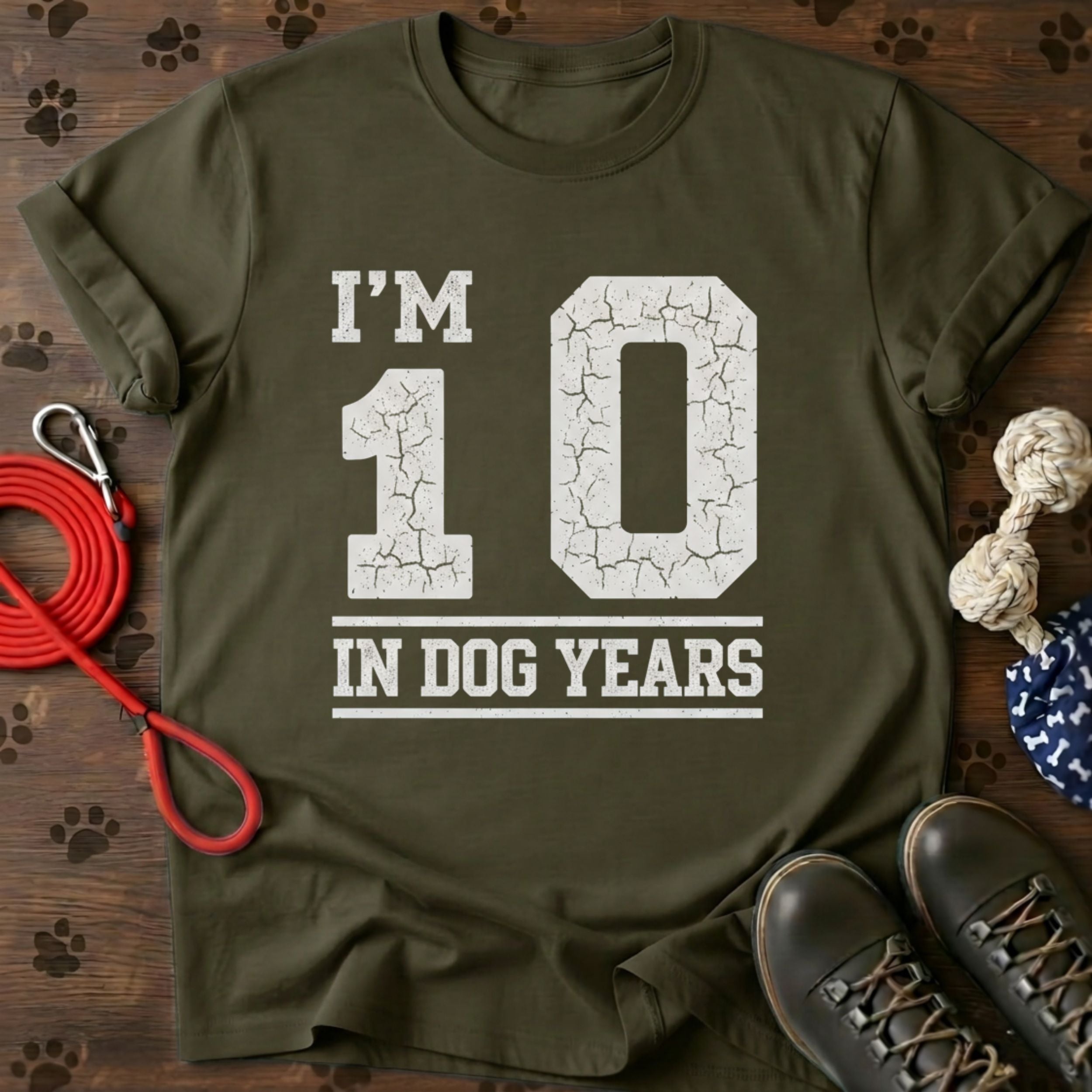 I'm 10 in Dog Years T-Shirt
