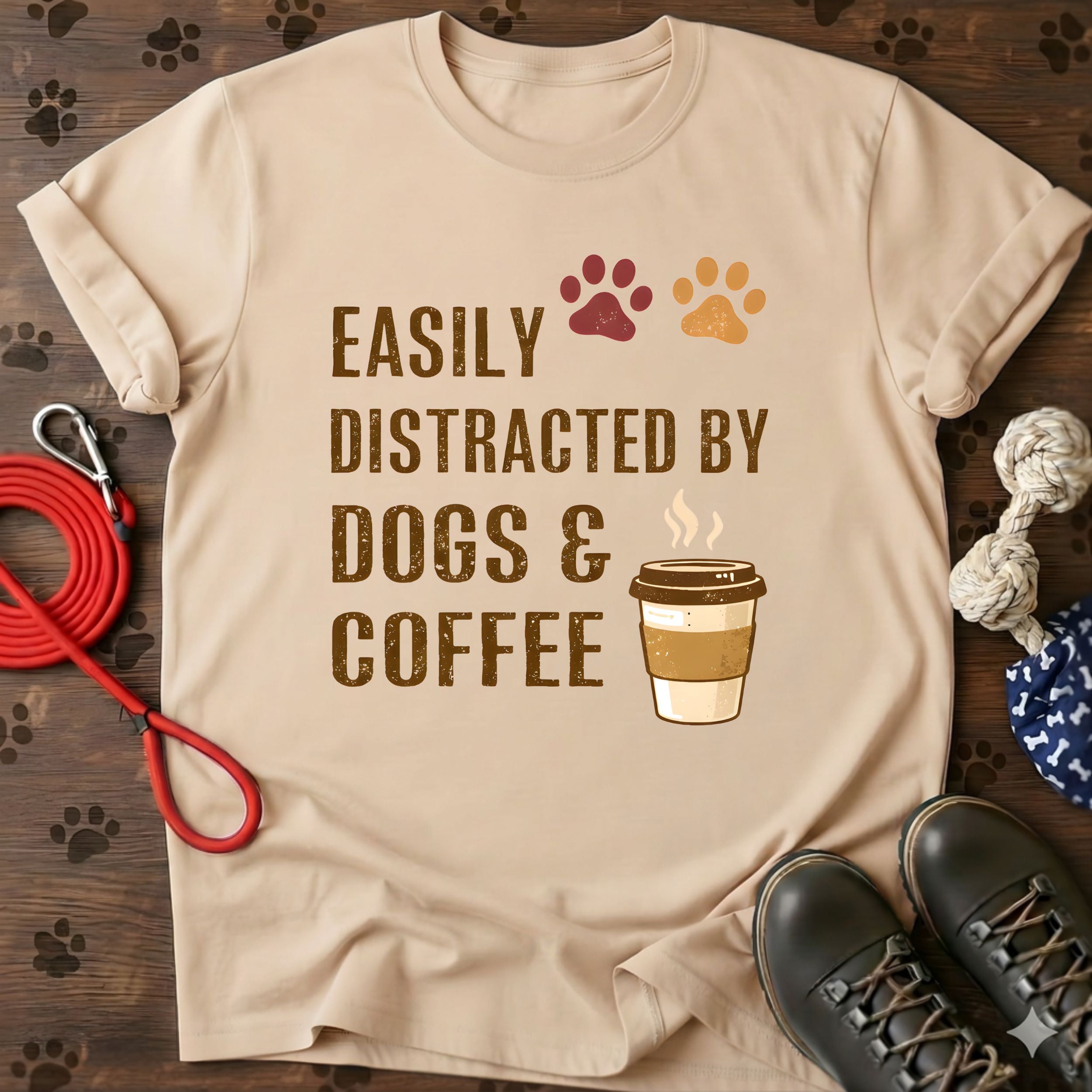 Dog & Coffee T-Shirt