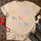 Poodle Pattern T-Shirt